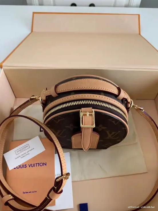 Official oldcobbler CHAPEAU BOITE LOUIS MINI VUITTON 0519